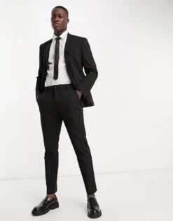 Selected Homme Slim Fit Suit In Black