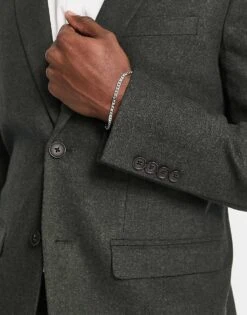 Selected Homme Slim Fit Wool Mix Suit Jacket In Grey For Men Forest Night -Modish Mens Shop 203163539 3