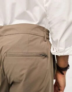 Selected Homme Slim Fit Commuter Suit Trouser In Light Brown For Men Walnut -Modish Mens Shop 204173641 3