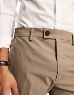 Selected Homme Slim Fit Commuter Suit Trouser In Light Brown For Men Walnut -Modish Mens Shop 204173641 4