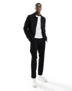 Selected Homme Hybrid Suit In Black