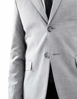 Selected Homme Slim Blazer In Light Grey For Men -Modish Mens Shop 205505218 3