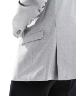 Selected Homme Slim Blazer In Light Grey For Men -Modish Mens Shop 205505218 5