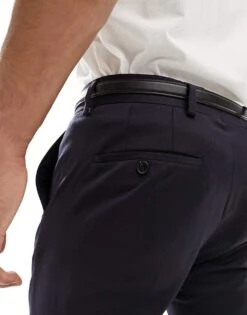 Selected Homme Slim Fit Suit Trouser In Black For Men Navy -Modish Mens Shop 205641450 3