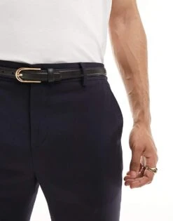 Selected Homme Slim Fit Suit Trouser In Black For Men Navy -Modish Mens Shop 205641450 5