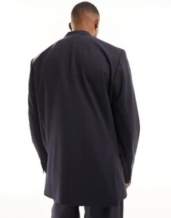 Selected Homme Oversized Suit Jacket In Navy For Men Dark Navy -Modish Mens Shop 205826446 3