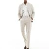 Selected Homme Slim Fit Suit Trouser In Beige For Men Sand