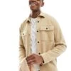 Selected Homme Jackie Overshirt In Cream For Men Incense