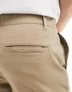 Selected Homme Bill Slim Fit Chino In Beige For Men Chinchilla -Modish Mens Shop 205917504 3