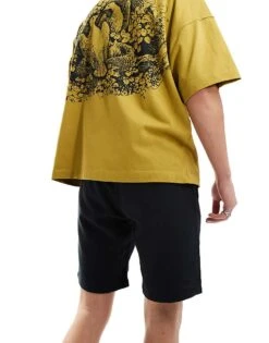 Selected Homme Linen Mix Shorts In Black For Men -Modish Mens Shop 205988202 3