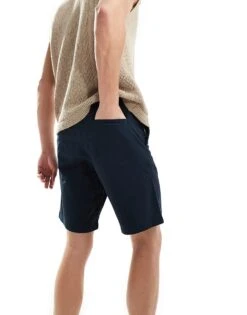 Selected Homme Chino Shorts In Navy For Men Dark Sapphire -Modish Mens Shop 205988281 4