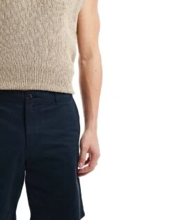Selected Homme Chino Shorts In Navy For Men Dark Sapphire -Modish Mens Shop 205988281 5