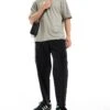 Selected Homme Wide Barrel Fit Cargo Trouser In Black For Men