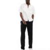 Selected Homme Plisse Trouser In Black For Men