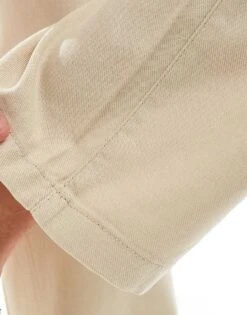 Selected Homme Linen Mix Loose Fit Trouser In Beige For Men Fog -Modish Mens Shop 206190041 5