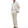 Selected Homme Slim Fit Suit In Beige