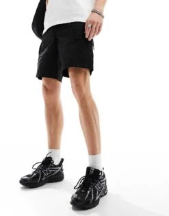 Selected Homme Cargo Short In Black For Men
