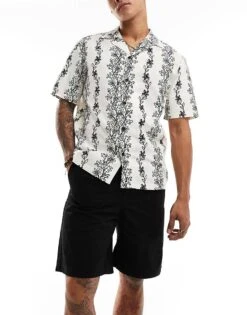 Selected Homme Loose Fit Ripstop Shorts In Black For Men -Modish Mens Shop 206372135 1 black 1