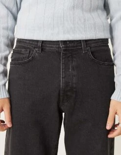 Selected Homme Cole Regular Tapered Fit Jeans In Black For Men Black Denim -Modish Mens Shop 206537514 5