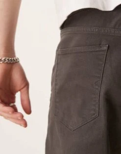 Selected Homme Straight Fit Scott Jean In Grey For Men Asphalt -Modish Mens Shop 206537698 5