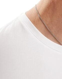 Selected Homme 3 Pack T-shirts In White For Men Bright White -Modish Mens Shop 206537754 4