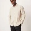 Selected Homme Oversized Boxy Shirt In Cream For Men Crockery