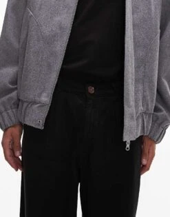 Selected Homme Wide Fit Pleated Trouser In Black For Men -Modish Mens Shop 206870123 3