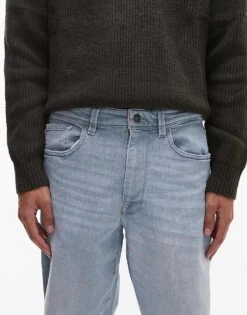 Selected Homme Toby Slim Tapered Jeans In Light Blue For Men -Modish Mens Shop 206945281 4