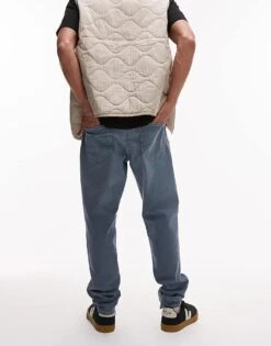 Selected Homme Leon Slim Fit Jeans In Mid Blue For Men -Modish Mens Shop 206945361 4