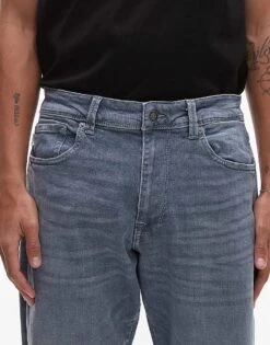 Selected Homme Leon Slim Fit Jeans In Mid Blue For Men -Modish Mens Shop 206945361 5