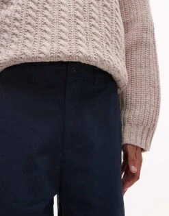 Selected Homme Dennis Loose Fit Trousers In Navy For Men Navy Blazer -Modish Mens Shop 206945422 5