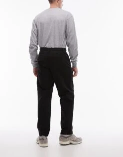 Selected Homme Art Loose Fit Trousers In Black For Men -Modish Mens Shop 206945441 3