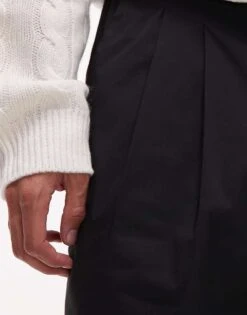 Selected Homme Leroy Pleated Trouser In Black For Men -Modish Mens Shop 207005132 4