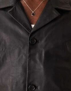 Selected Homme Real Leather Blazer In Black For Men -Modish Mens Shop 207086710 3