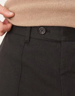 Selected Homme Tony Wide Leg Pleated Cordura Trouser In Black For Men -Modish Mens Shop 207086800 3