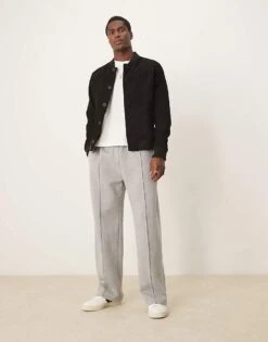 Selected Homme Suede Bomber Jacket In Black For Men -Modish Mens Shop 207086852 4