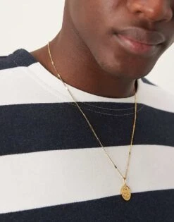 Selected Homme Oversized Boxy Long Sleeve T-shirt In Navy Stripe For Men Sky Captain -Modish Mens Shop 207086889 3