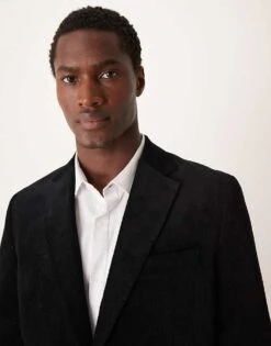 Selected Homme Regular Fit Blazer In Black Cord For Men -Modish Mens Shop 207086922 4