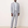 Selected Homme Malik Linen Suit In Light Blue