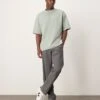 Selected Homme Oversized Heavy Weight T-shirt In Light Green For Men Iceberg Green