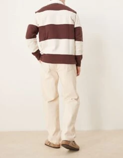 Selected Homme Kobe Loose Fit Jeans In Off White For Men Ecru -Modish Mens Shop 207429259 3