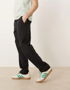 Selected Homme Atlas Loose Fit Trouser In Black For Men