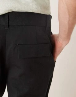 Selected Homme Atlas Loose Fit Trouser In Black For Men -Modish Mens Shop 207429536 3