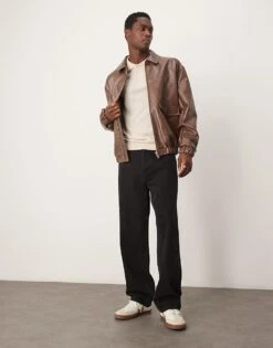 Selected Homme Merino Wool Knitted Polo Shirt In Cream For Men -Modish Mens Shop 207564197 3