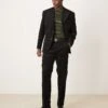Selected Homme Bowie Regular Fit Cord Suit Trouser In Black For Men
