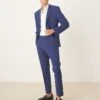 Selected Homme Liam Slim Trouser In Navy For Men Blue Depths